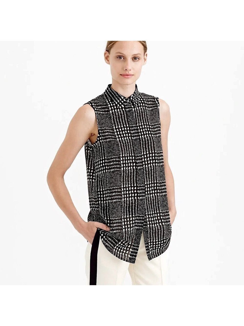 J. Crew Sleeveless Blouse